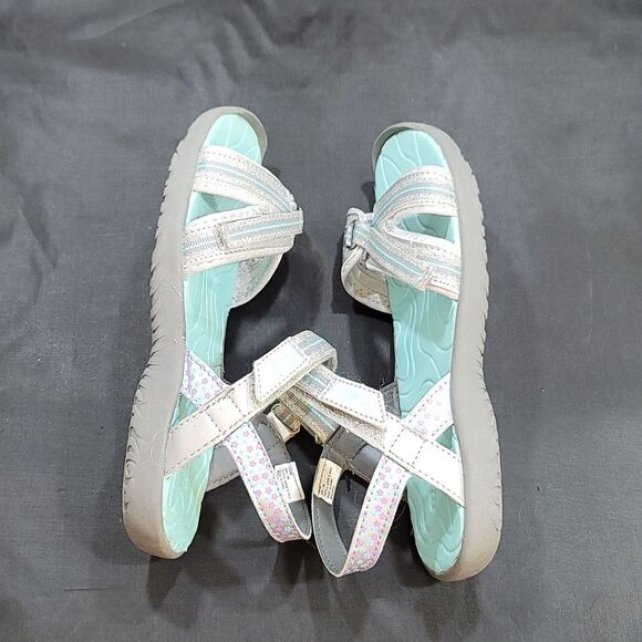 MAP CARMI VELCRO STRAP CLOSURE GIRL  OPEN TOE SANDAL - Picture 11 of 12